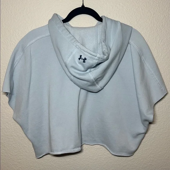 Under Armour project rock short sleeve hoodie blue small - Picture 5 of 7